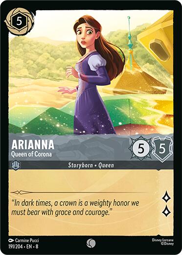 Disney Lorcana: Arianna - Queen of Corona card image