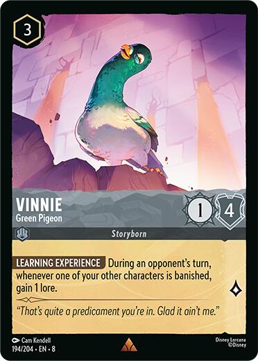 Disney Lorcana: Vinnie - Green Pigeon card image