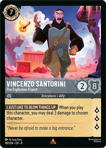 Disney Lorcana: Vincenzo Santorini - The Explosives Expert card image