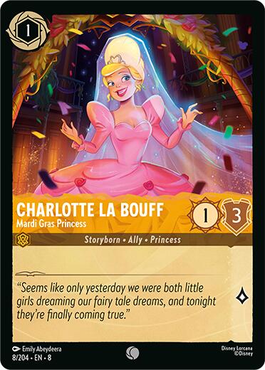 Disney Lorcana: Charlotte La Bouff - Madri Gras Princess card image