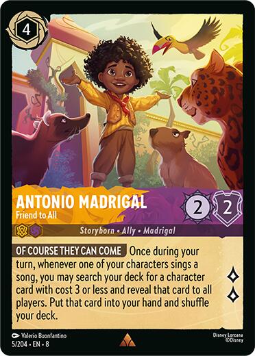 Disney Lorcana: Antonio Madrigal - Friend to All card image