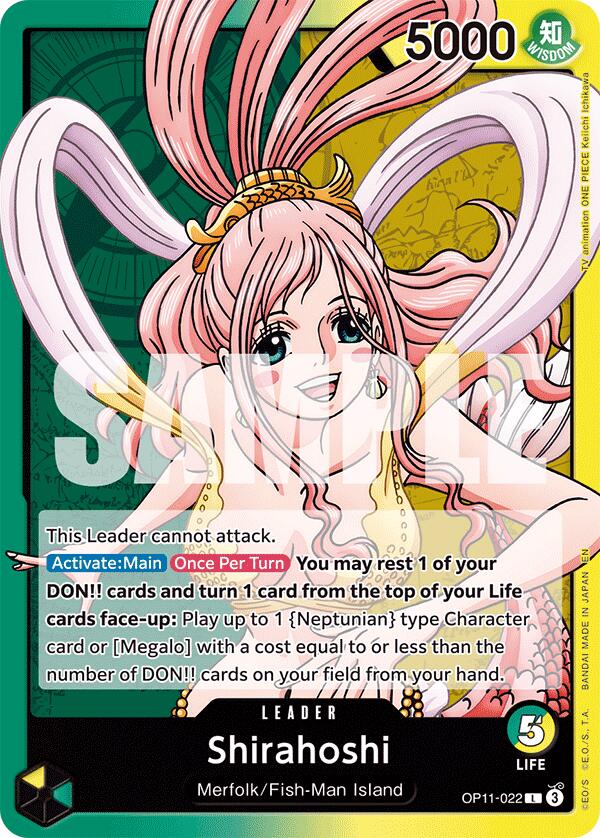 One Piece Card Game: Shirahoshi (022) card image
