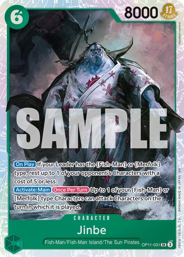 One Piece Card Game: Jinbe (031) card image