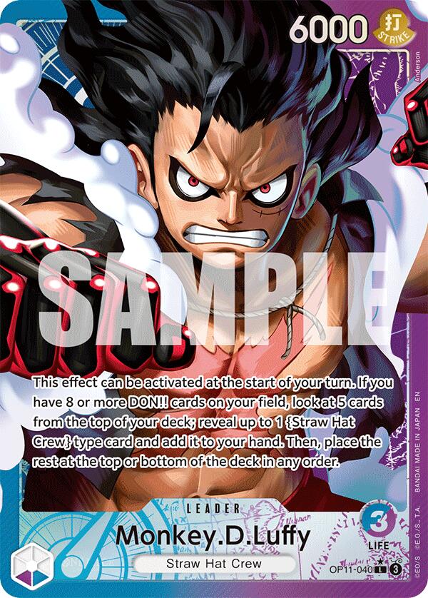 One Piece Card Game: Monkey.D.Luffy (040) (Alternate Art) card image