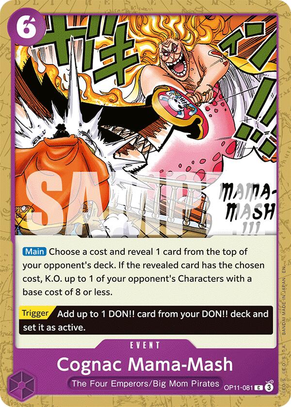 One Piece Card Game: Cognac Mama-Mash card image