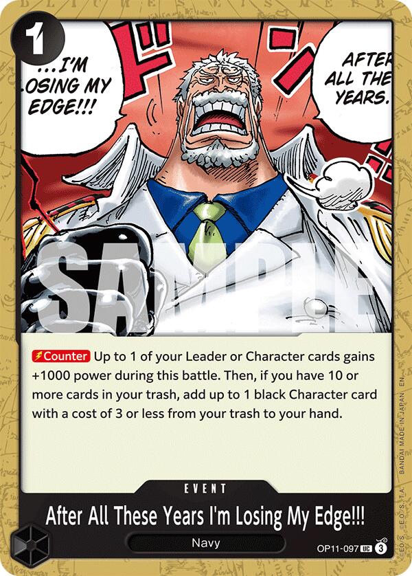 One Piece Card Game: After All These Years I'm Losing My Edge!!! card image