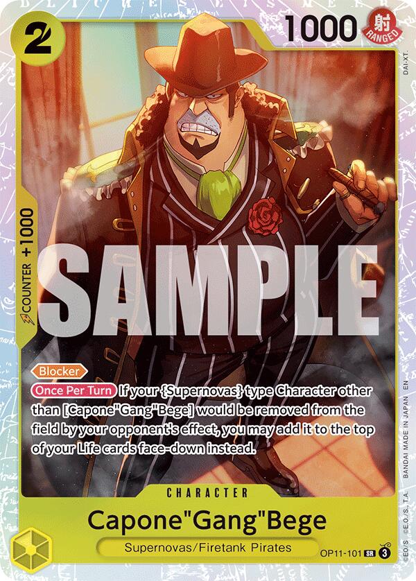 One Piece Card Game: Capone"Gang"Bege (101) card image