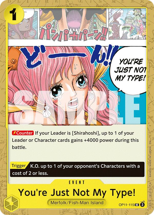 One Piece Card Game: You're Just Not My Type! card image