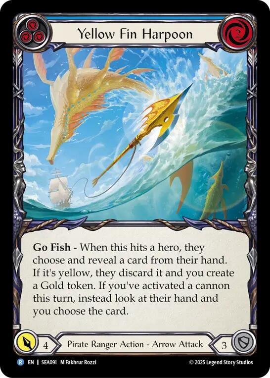 Flesh and Blood TCG: Yellow Fin Harpoon image