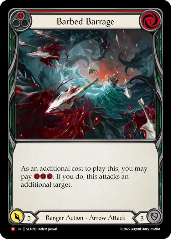 Flesh and Blood TCG: Barbed Barrage image