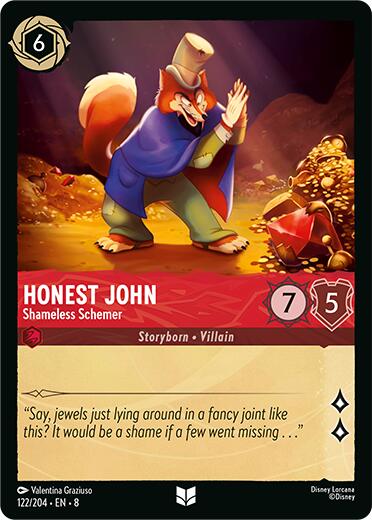 Disney Lorcana: Honest John - Shameless Schemer card image