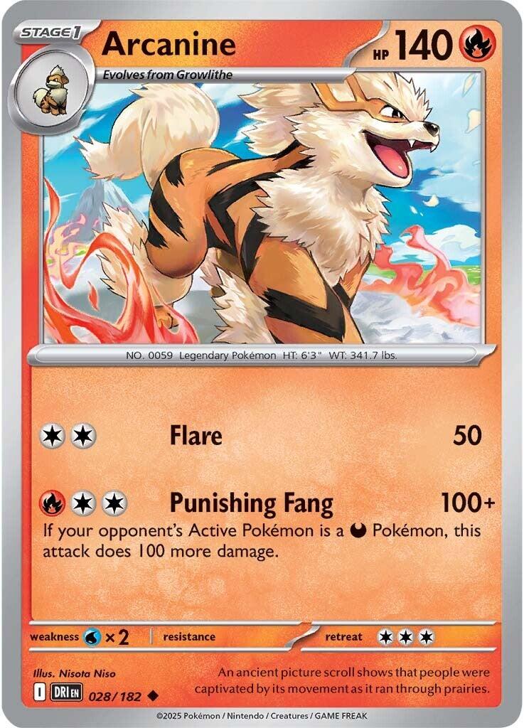 Pokemon: Arcanine card image