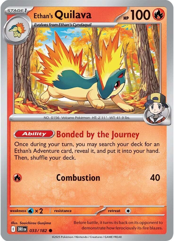 Pokemon: Ethan's Quilava card image