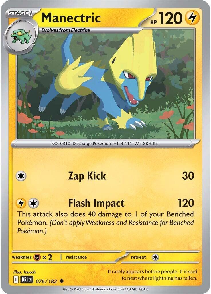 Pokemon: Manectric card image