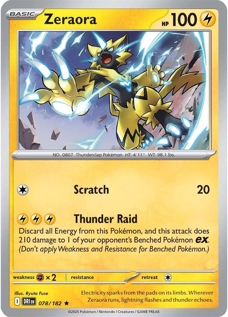 Pokemon: Zeraora card image