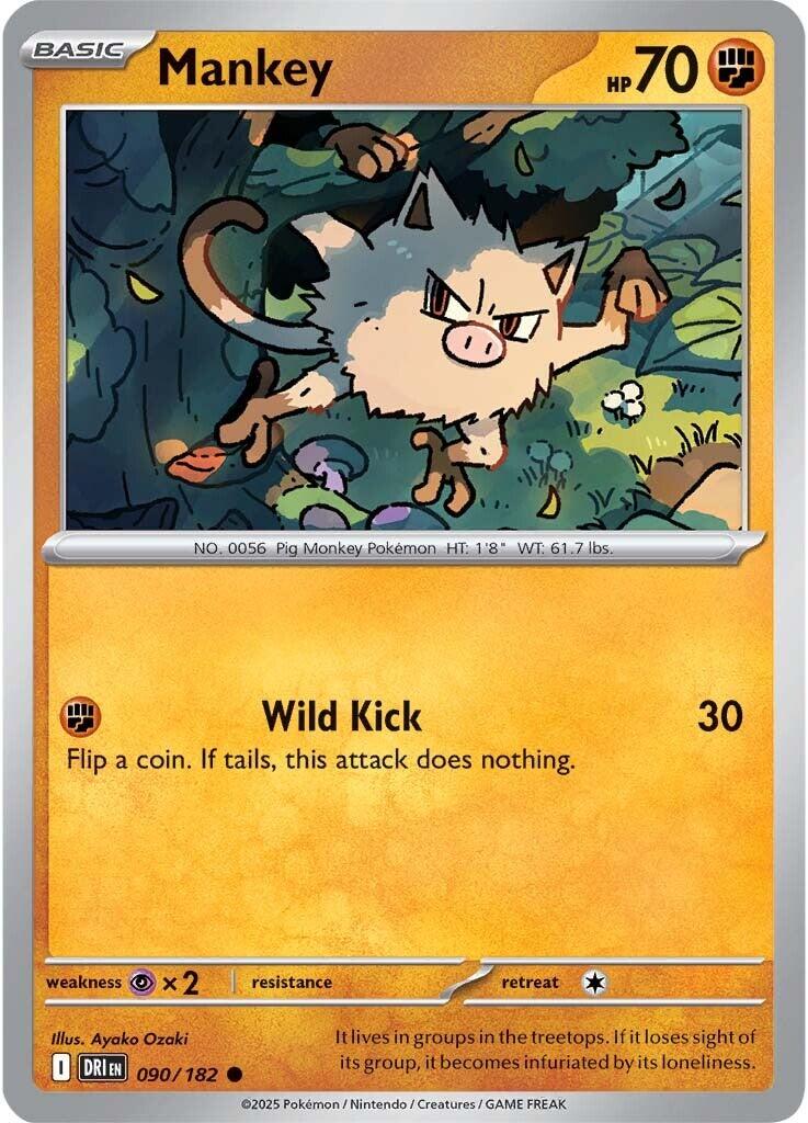 Pokemon: Mankey card image