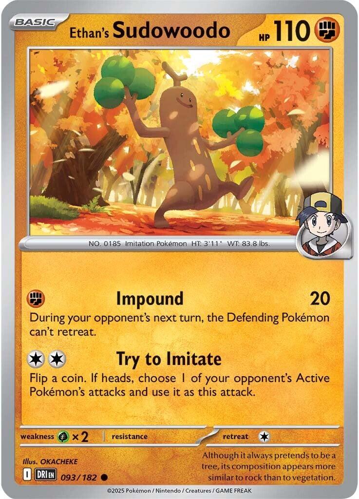 Pokemon: Ethan's Sudowoodo card image