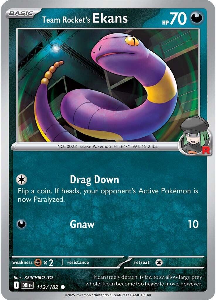 Pokemon: Team Rocket's Ekans card image