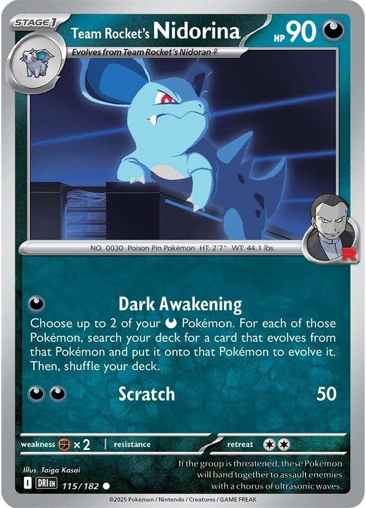 Pokemon: Team Rocket's Nidorina card image