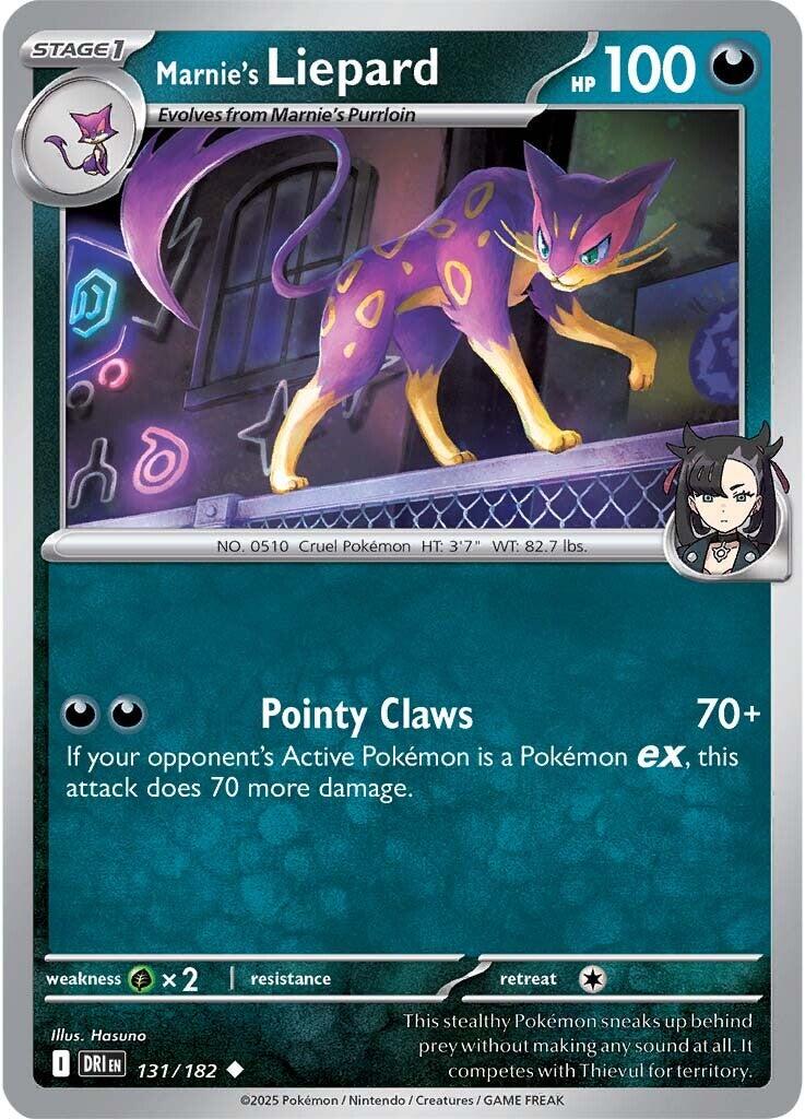 Pokemon: Marnie's Liepard card image