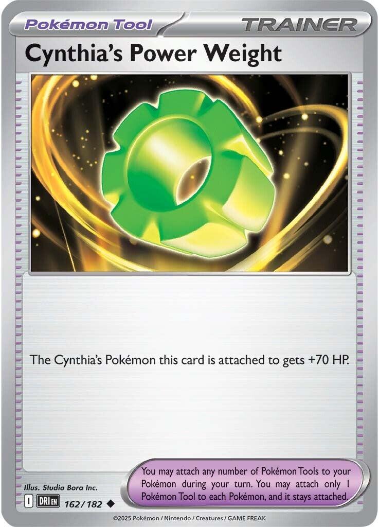 Pokemon: Cynthia's Power Weight card image