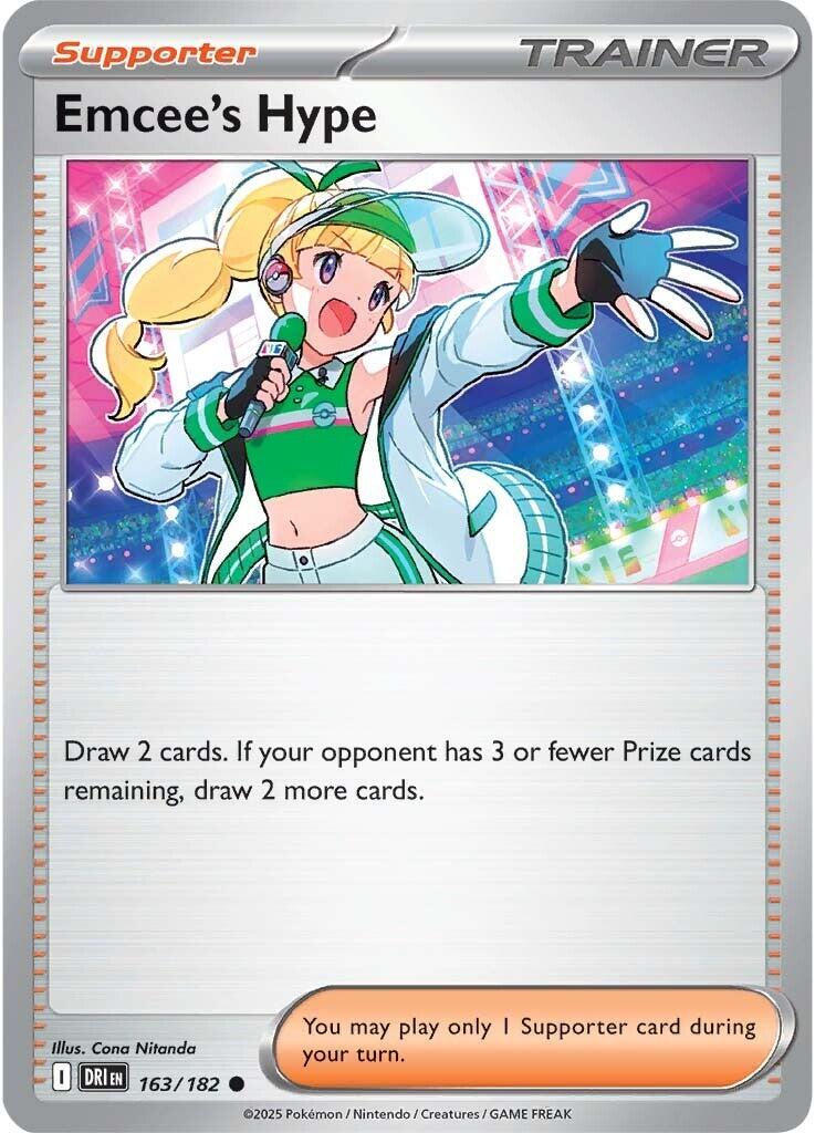 Pokemon: Emcee's Hype - 163/182 card image