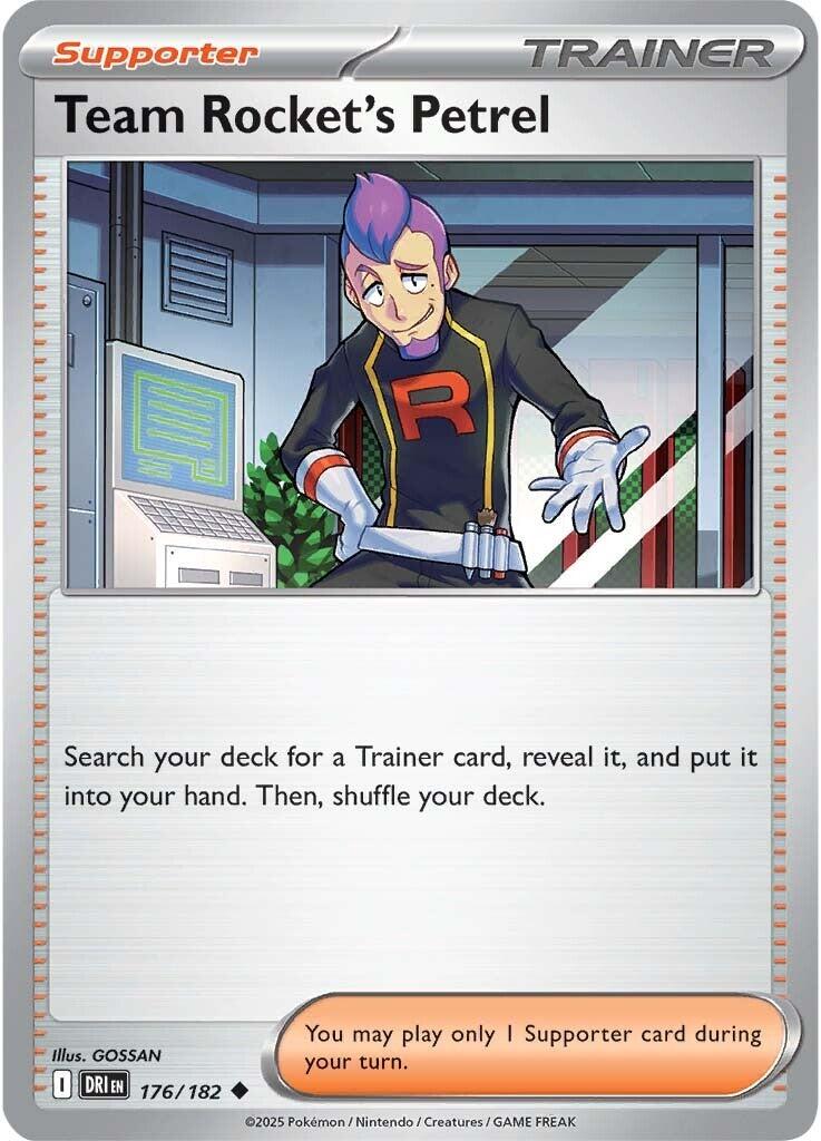 Pokemon: Team Rocket's Petrel - 176/182 card image