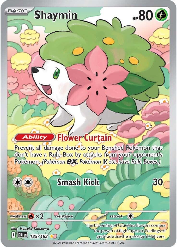 Pokemon: Shaymin - 185/182 card image