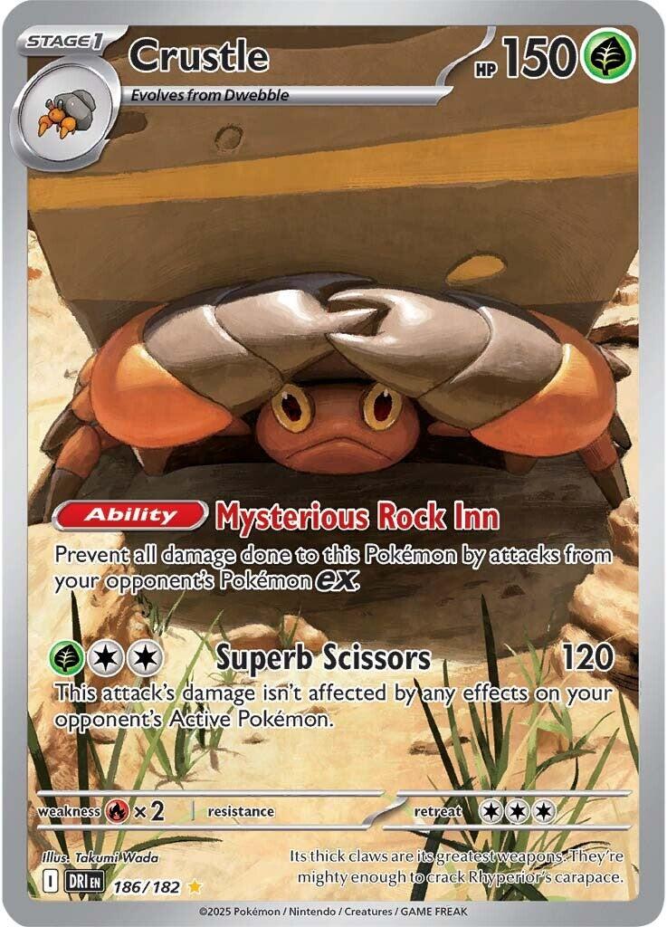 Pokemon: Crustle - 186/182 card image