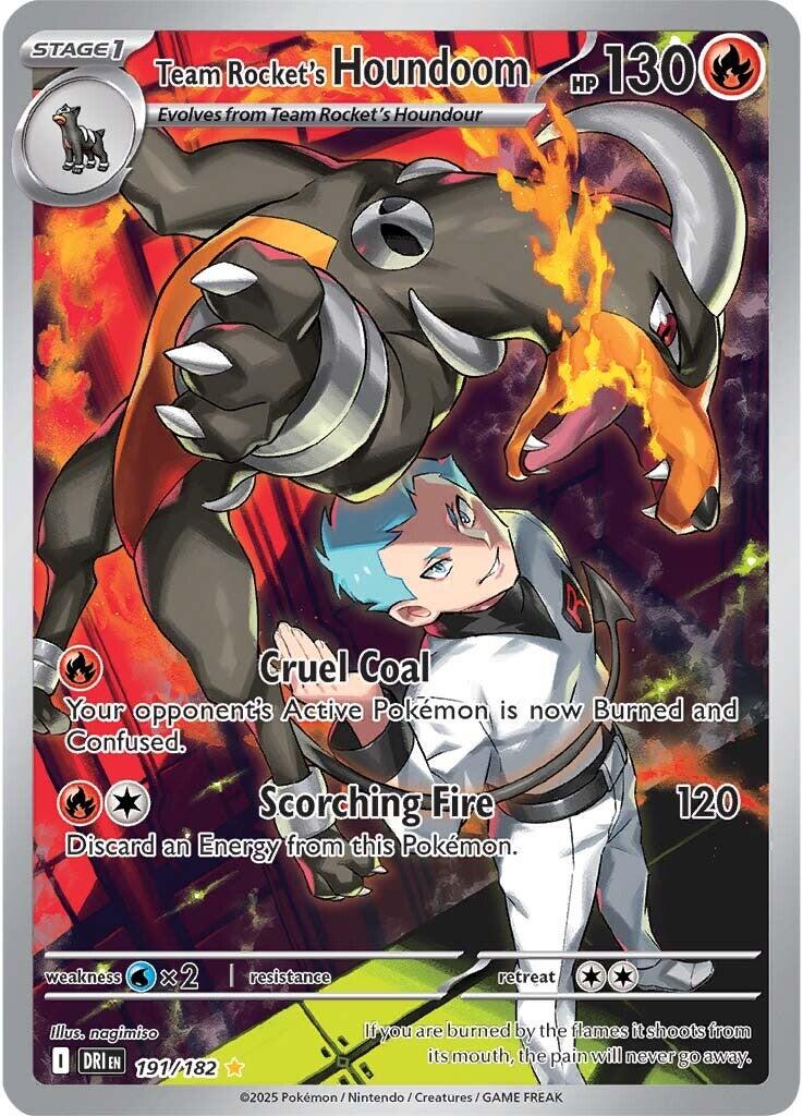 Pokemon: Team Rocket's Houndoom - 191/182 card image