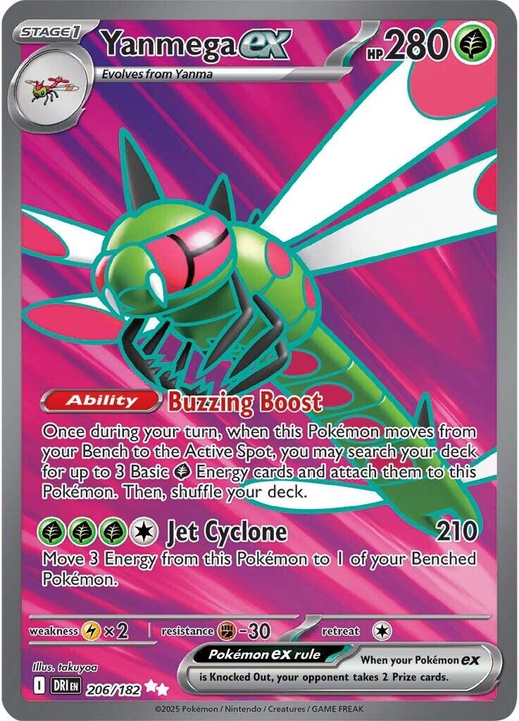 Pokemon: Yanmega ex - 206/182 card image