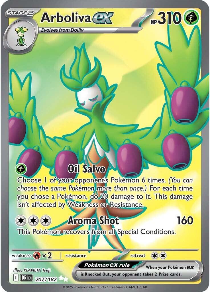 Pokemon: Arboliva ex - 207/182 card image