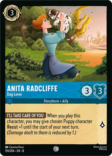 Disney Lorcana: Anita Radcliffe - Dog Lover card image