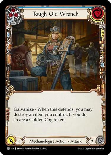 Flesh and Blood TCG: Tough Old Wrench (Blue) image