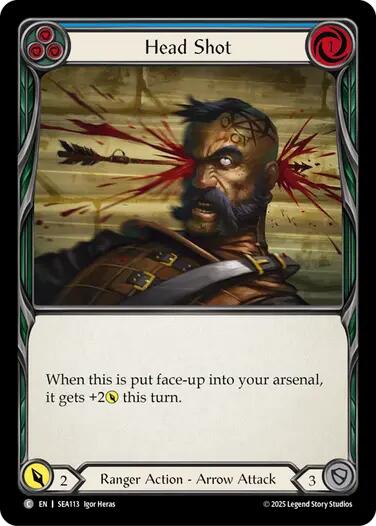 Flesh and Blood TCG: Head Shot (Blue) image