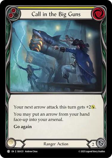 Flesh and Blood TCG: Call in the Big Guns (Yellow) image