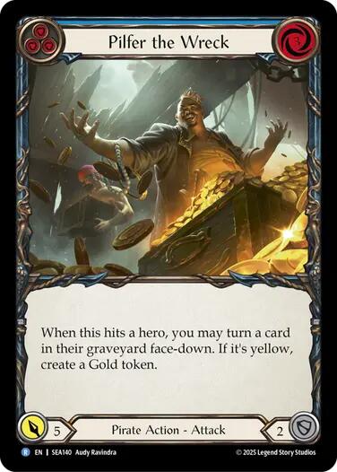 Flesh and Blood TCG: Pilfer the Wreck (Blue) image