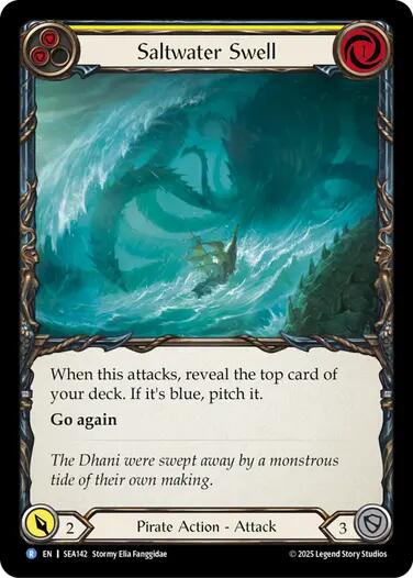 Flesh and Blood TCG: Saltwater Swell (Yellow) image