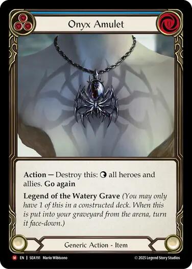 Flesh and Blood TCG: Onyx Amulet image