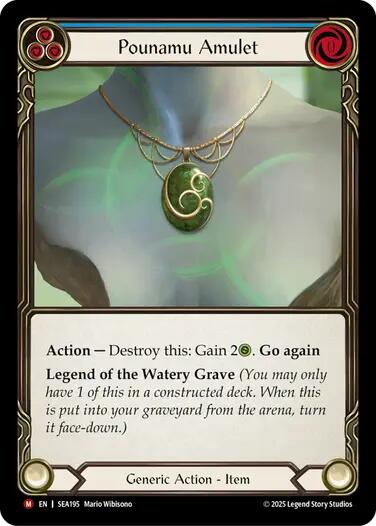 Flesh and Blood TCG: Pounamu Amulet image