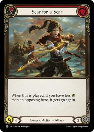 Flesh and Blood TCG: Scar for a Scar (Red) image