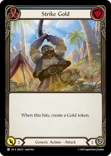 Flesh and Blood TCG: Strike Gold (Blue) image