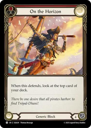 Flesh and Blood TCG: On the Horizon (Red) image