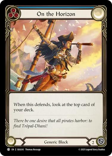 Flesh and Blood TCG: On the Horizon (Blue) image
