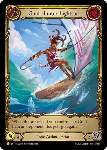 Flesh and Blood TCG: Gold Hunter Lightsail (Treasure) image