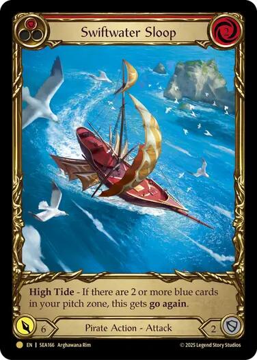 Flesh and Blood TCG: Swiftwater Sloop (Red) (Treasure) image