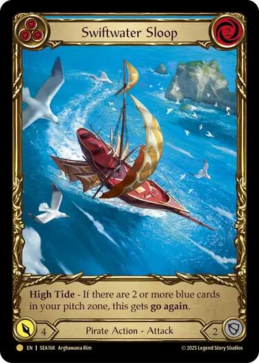 Flesh and Blood TCG: Swiftwater Sloop (Blue) (Treasure) image