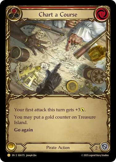 Flesh and Blood TCG: Chart a Course (Red) (Treasure) image
