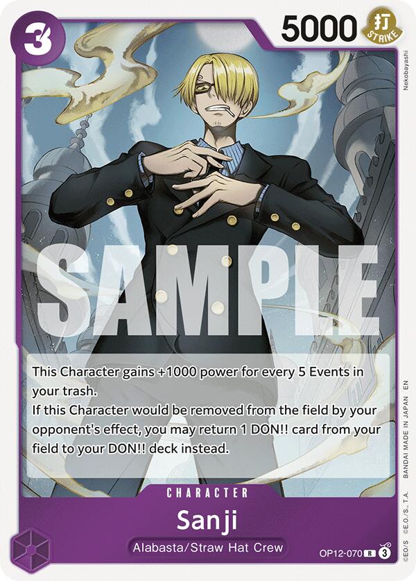 One Piece Card Game: Sanji (070) card image