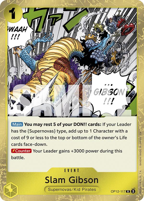 One Piece Card Game: Slam Gibson card image